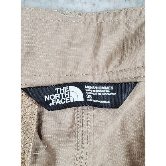 North Face Shorts Men 38 Khaki Beige Lightweight Outdoor Hiking Gorpcore (37x10) - Picture 3 of 12